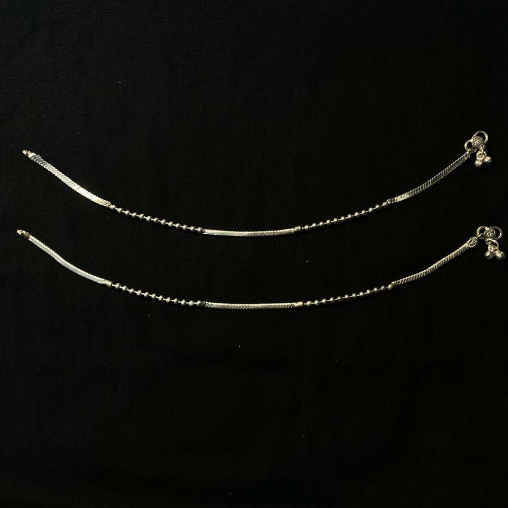 Kuvaya – handcrafted 92.5 sterling silver anklet by My Motifs