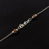 Brother Engraved Rakhi – handcrafted 92.5 sterling silver rakhi by My Motifs