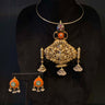 Isya – handcrafted gold-tone 92.5 sterling silver necklace by My Motifs