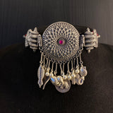 Virit – handcrafted 92.5 sterling silver necklace by My Motifs, view 3