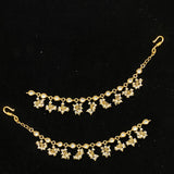 Yudhir – handcrafted dual-tone 92.5 sterling silver ear chain by My Motifs