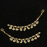 Yudhir – handcrafted dual-tone 92.5 sterling silver ear chain by My Motifs