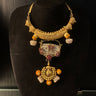 Aghiv – handcrafted gold-tone 92.5 sterling silver necklace by My Motifs