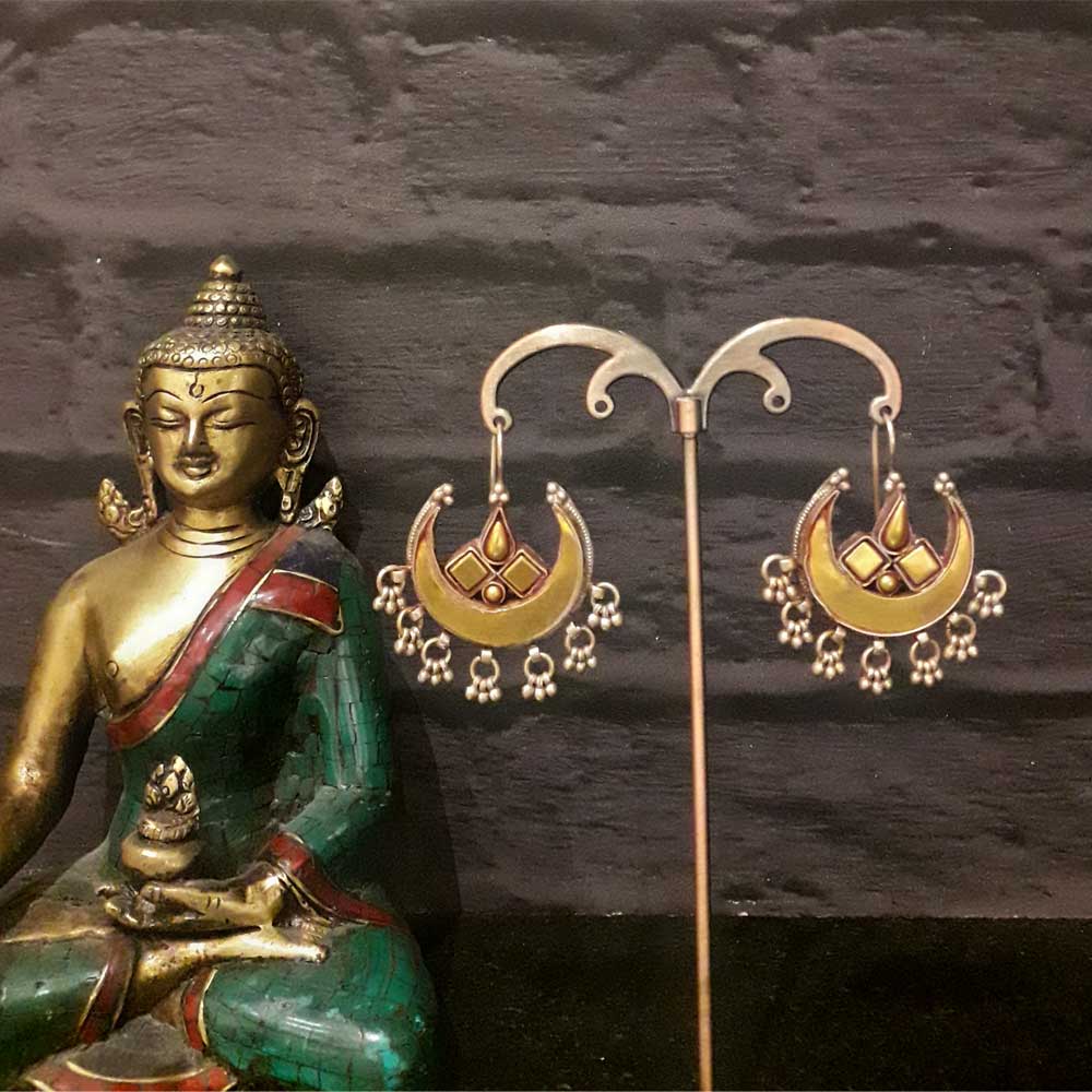 CHAND BAALI – silver earrings – My Motifs