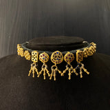 Arula – handcrafted gold-tone 92.5 sterling silver necklace by My Motifs