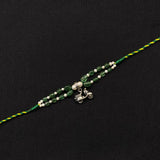 Scooter Charm Rakhi – handcrafted 92.5 sterling silver rakhi by My Motifs