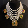 Jiyam – handcrafted dual-tone 92.5 sterling silver necklace by My Motifs