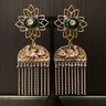 Mayura Ratna – handcrafted 92.5 sterling silver earrings by My Motifs