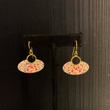 Akrura – handcrafted gold-tone 92.5 sterling silver earrings by My Motifs