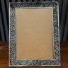 Silver Floral Frame – handcrafted 92.5 sterling silver photo frame by My Motifs