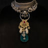 Asmh – handcrafted dual-tone 92.5 sterling silver necklace by My Motifs