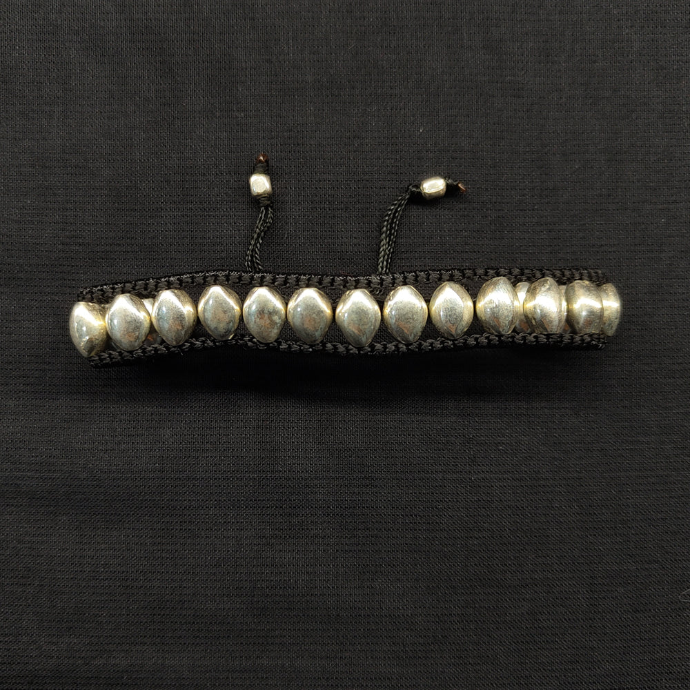 Beaded Charms Rakhi – handcrafted 92.5 sterling silver rakhi by My Motifs