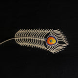 Pure Silver Mor Pankh – handcrafted 92.5 sterling silver necklace by My Motifs