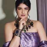 Dhya – handcrafted 92.5 sterling silver kada by My Motifs, view 2