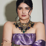 Amal – handcrafted oxidised 92.5 sterling silver kada by My Motifs, view 4