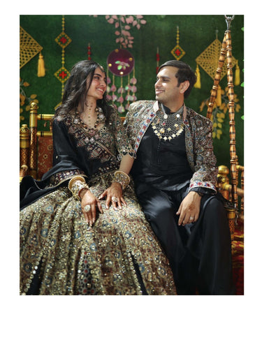 Motifs client wearing handcrafted silver jewellery
