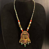 Urava – handcrafted gold-tone 92.5 sterling silver necklace by My Motifs