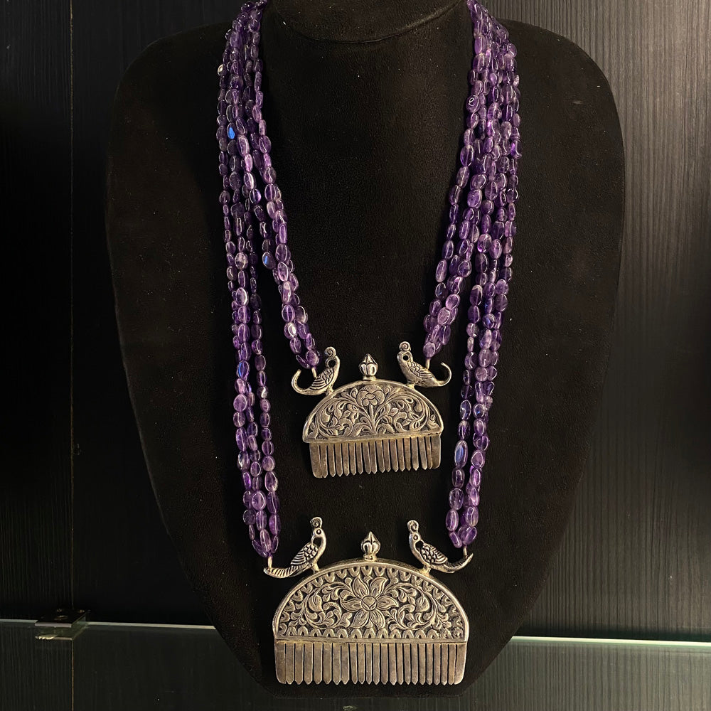 Udhya – handcrafted 92.5 sterling silver necklace by My Motifs