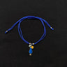 Kids Pure Silver Blue Enamel Mocktail Rakhi – handcrafted 92.5 sterling silver rakhi by My Motifs