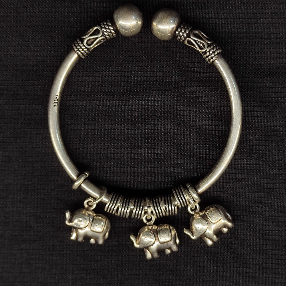 Elephant Charm Kids Rakhi – handcrafted 92.5 sterling silver rakhi by My Motifs