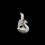 Anamya – handcrafted 92.5 sterling silver brooch by My Motifs