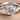 Rose silver Ring – open ring with a sculpted rose centre and leaf details – My Motifs