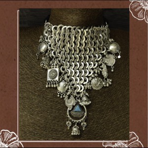 Mahnoor Flexible Pure Silver Choker