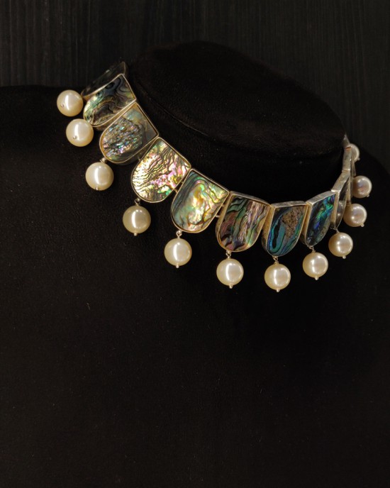 Mother Of Pearl Choker