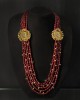 Red Glass Beaded Necklace