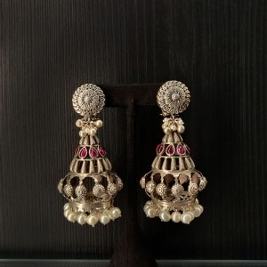 Victorian Earrings With Rubies