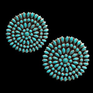 Turquoise Coral Floret Karn Phool