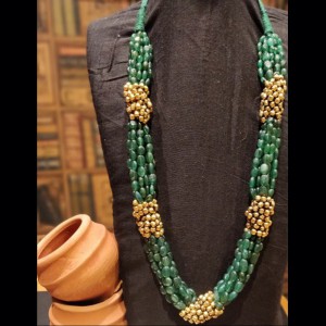 Green Statement Necklace