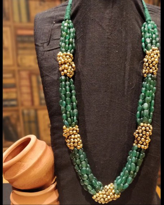 Green Statement Necklace