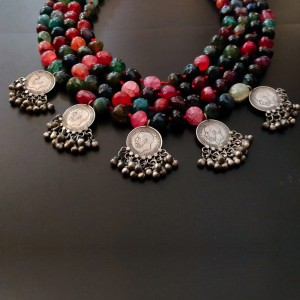 Striking Multicoloured Necklace