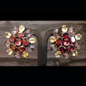 Multi Colour Crystal Studs