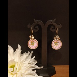 Elephant Painting Earrings