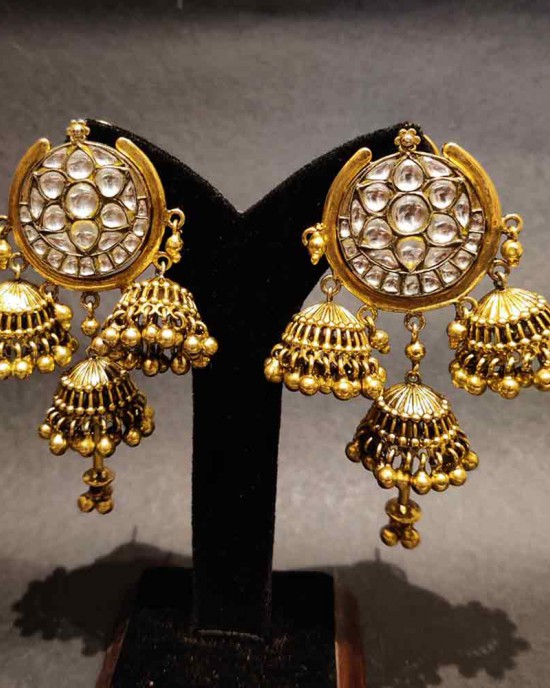 Trio Ghungroo Jhumkas