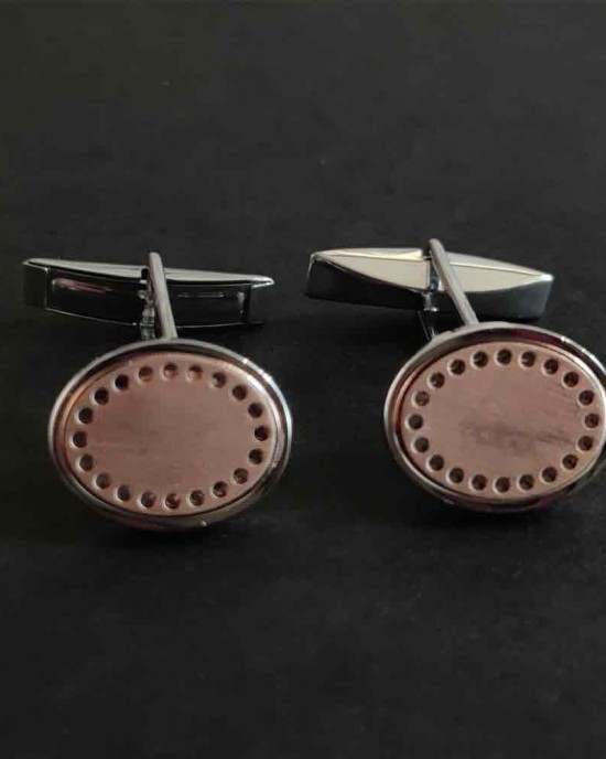 Earthy Tone Cuff Links Button