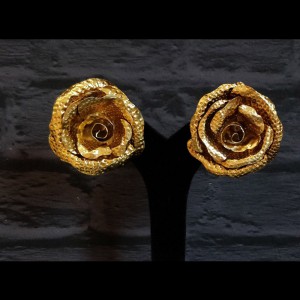 Oversized Rose Studs