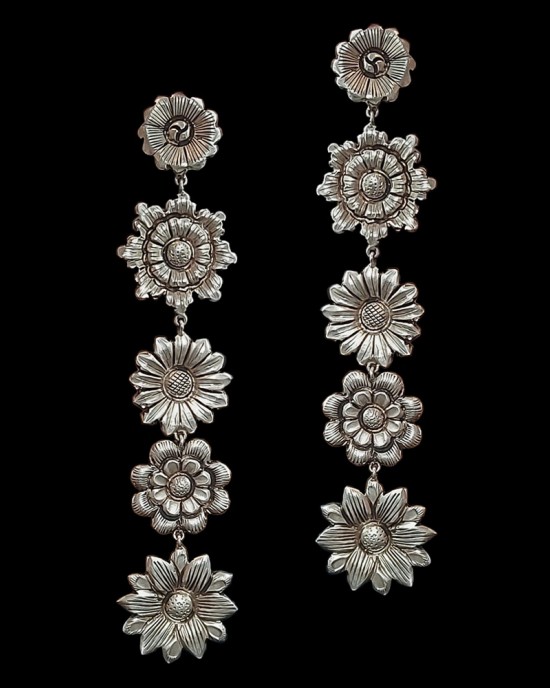 Five Layer Floral Earring