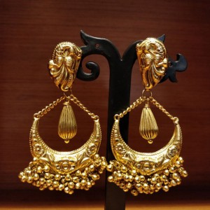 Gold Plated Exquisite Ghungroo Earrings