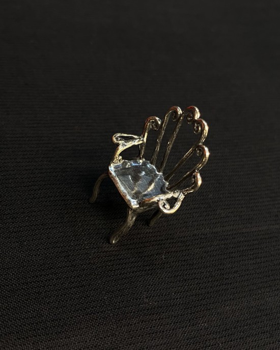 Miniature Silver Chair