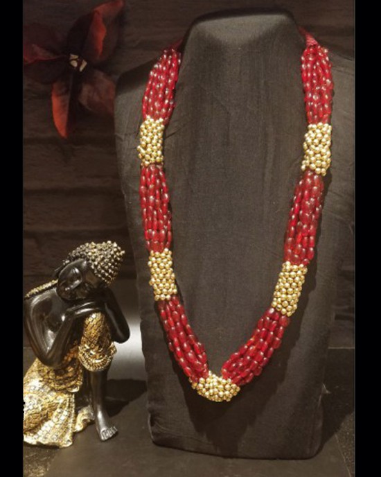 Red Statement Necklace