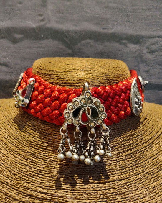 Red Tribal Necklace