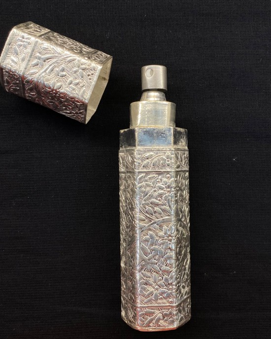 Silver Perfume Bottle