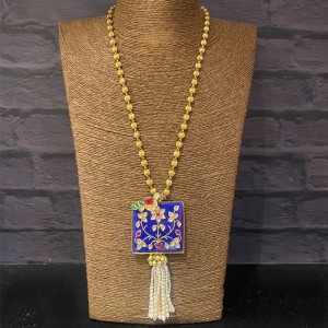 Royal Lapis Lazuli Stone Pendant Necklace