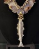 Silver Ginni Necklace With Fish Pendant