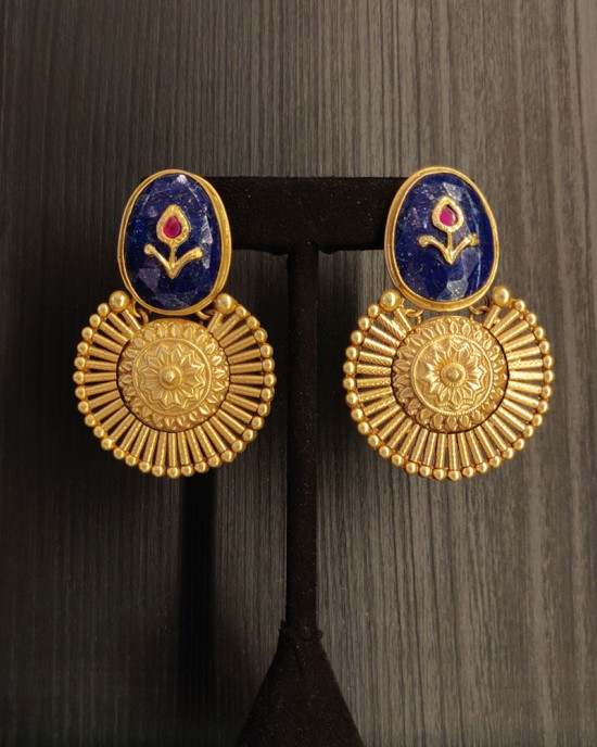 Blue Stone Vintage Chandbalis