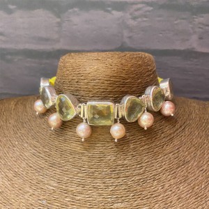 Topaz Stone Choker