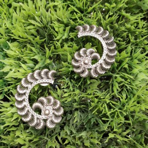 Unique Half-Chaand Earrings